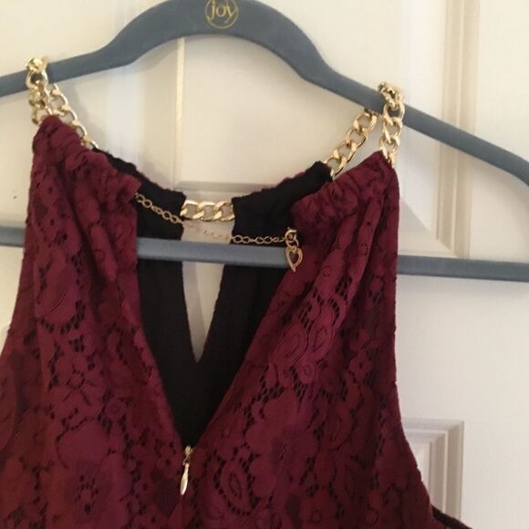 NWT Thalia Sodi Chain Neck Lace Dress Sz Small - Picture 2 of 11